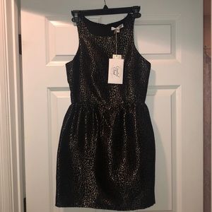 Black and gold Cocktail dress